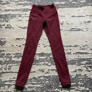 Diadora Maroon Leggings